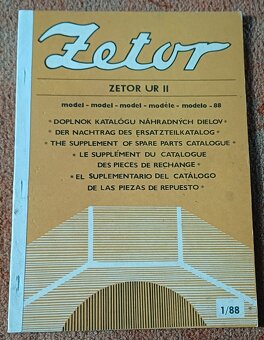 Prodám odborné knihy a příručky na traktory Zetor a Ursus - 8