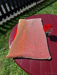 NÁDHERNÝ STAROŽITNÝ, HÁČKOVANÝ POVLAK NA POLŠTÁŘ 54x34cm - 8