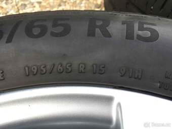 4ks letní alu kola Toyota 195/65/15 Continental 4x4mm - 8