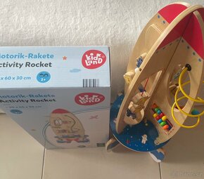 Dřevěná motorická raketa - 8