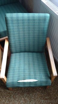 Retro sedací souprava Jitona 60. léta - gauč, křesla, židle - 8