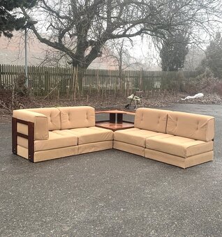 Retro pohovka Dřevotvar 60. léta - 8