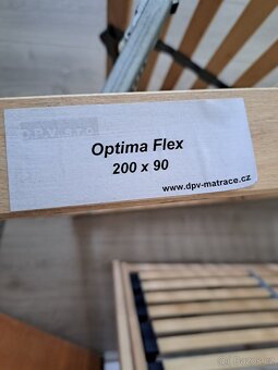 Postelový, polohovací, lamelový rošt Optima Flex - 8