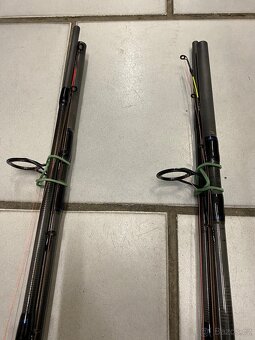 2x prut Daiwa Nzon Feeder Medium a 2x Shimano DL4000 FB - 8