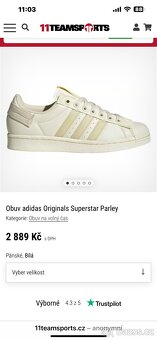ADIDAS SUPERSTAR 41 1/3 - 8