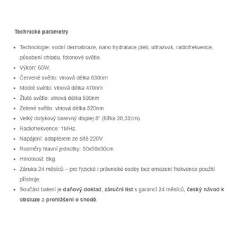 Kosmetický multifunkční přístroj BeautyRelax AntiAge Oxygen - 8