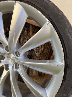 Prodám 4 hliníková kola x 22” Tesla Model X Turbine - 8