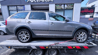 Vůz na náhradní díly Škoda Octavia 2 kombi Scout 2008 BVX JY - 8