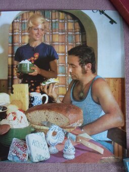 2x RETRO PLAKÁT - REKLAMA + VĚCI cca. 70. léta - 8