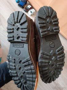 Vysoké dámské kožené boty Timberland, super stav - 8
