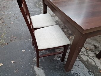 4x jídelní set+4x Židle 70x120 výška 77 cm - 8