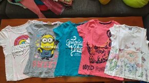 Akční CENA:Balík (skoro nové) oblečení pro holky vel.122-128 - 8