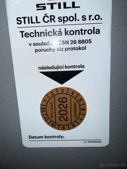 ✳️El. vysokozdvižný vozík Still RX 60-60 TOP STAV 2106 mth✳️ - 8