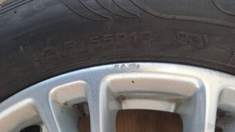 Alu kola Ford 16" 5x108 letní pneu 215/55 R16 6-8mm C-Max - 8