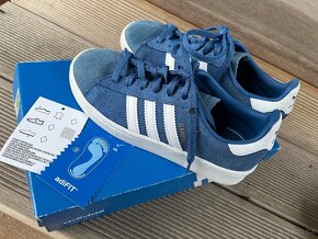 Adidas Campus 31,5 trendy tenisky kožené - 8