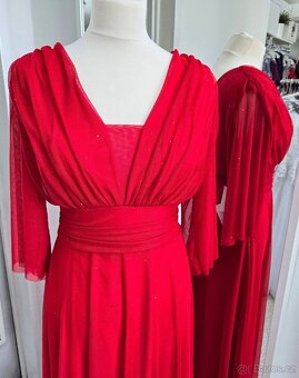 XL-2XL NOVÉ plesové šaty TŘPYTIVÉ - 8