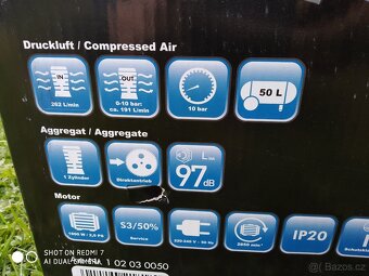 Prodám NEPOUŽITÝ olejový Kompresor ROWI DKP 1800/50/1 S- 50 - 8