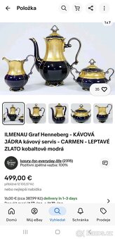 Krásná porcelánová sada ILMENAU - 8