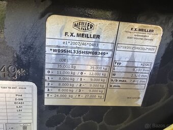 TŘÍOSÝ SKLÁPĚCÍ NÁVĚS MEILLER r.2018 - 8