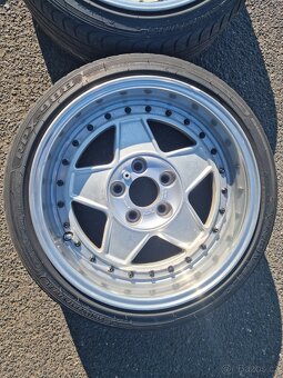 King K7000 dobové Alu kola 8.5Jx17 Et 13 5x120 BMW - 8