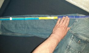 GUESS JEANS BUNDA MODRÁ - XL, 100% STAV Džínová bunda Dziska - 8