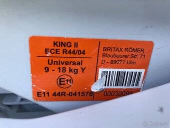 Autosedačka Britax Römer King II - 8