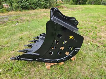 Prosévací lžíce se zuby, 150cm s upínáním S70 - 8