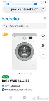 Pračka beko slim 6 kg 1000ot... - 8