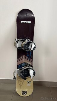 Snowboard Gravity 130 cm včetně vázání - 8