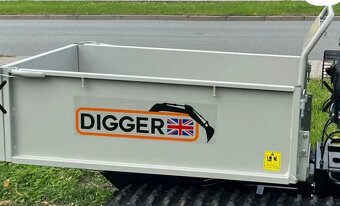 dumper, pásový dumper, železný kůň, stavební kolečko - 8