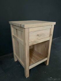Noční stolek Klasik z dubového dřeva - 8
