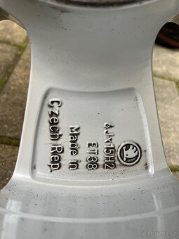 Originální kola Škoda Fabia 5x100 R15 - 8