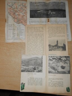 3x stará brožura ŠUMAVA rok 1961 - 1964 - použité -stav foto - 8