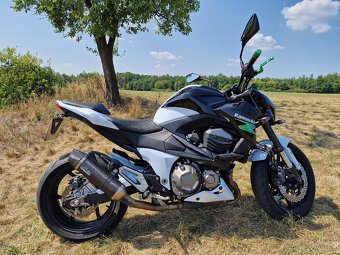 Kawasaki Z800E – 78 kW – bílá perleť + LeoVince – TOP stav - 8