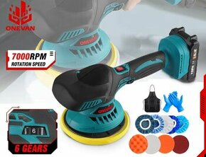 Ruční aku lešťička 150mm pro Makitu baterie 18V - skladem - 8