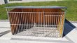 Kotec pro psa Superstal - pozink profil 3x2,dřevěné panely - 8