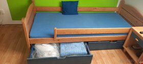 Kvalitní dřevěná postel 90x200 - masiv, žádná náhražka - 8