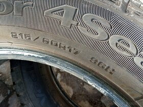 2 celoroční pneumatiky Goodyear 215/60/17 - 8