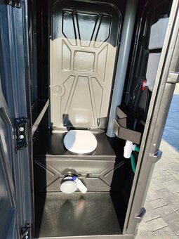 Nová mobilní toaleta přenosné WC s umyvadlem - 8