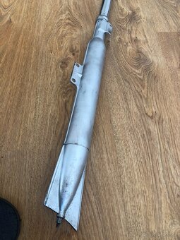 Prodám originální výfuk s kolenem na motocykl ČZ 175/450 - 8