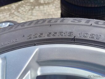 AUDI A6 orig alu. disky 5x112 R18 225/55/18 ZIMA - 8