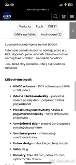 Sportovní brýle USOM - 8