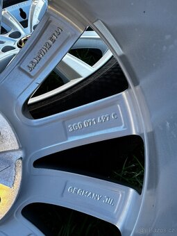 Originál alu kola VW Passat 5x112 R17 zimní - 8