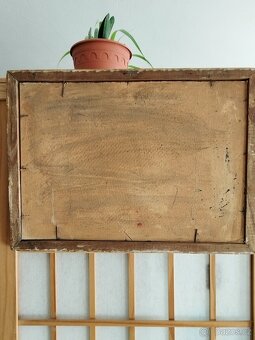 obraz LESNÍ MÝTINA, olej, sign. Trinkmoc - 8