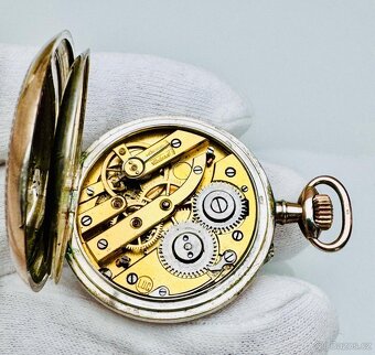 STŘÍBRNÉ KAPESNÍ HODINKY LUC - LOUIS ULYSSEN CHOPARD - 8