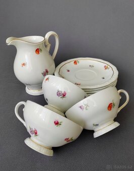 Nádherný porcelánový čajový set Bohemia Porcelán Bianca - 8
