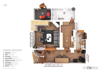 Prodej chaty / chalupy 94 m², Řeka - 8