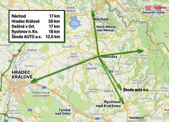 Pronájem kancelářského prostoru v Dobrušce, ul. Novoměstská - 8