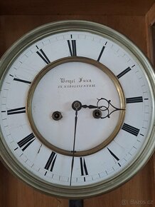 velké pendlovky - sign. WENZEL FUXA,KAROLINENTHAL - 8