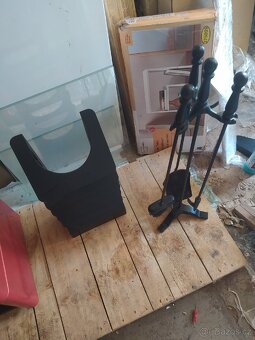 KACHLOVÁ KRBOVÁ ČERVENÁ KAMNA 7 KW + PŘÍSLUŠENSTVÍ - 8